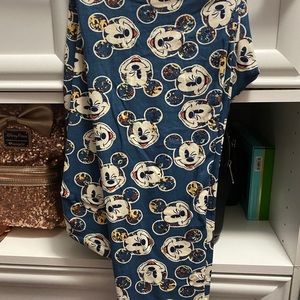 NWOT Lularoe Disney Mickey floral legging TC